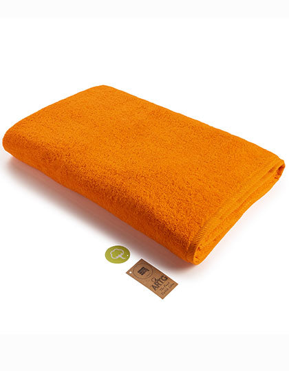 ARTG Big Towel in Bright Orange – mit Firmenlogo individualisierbar