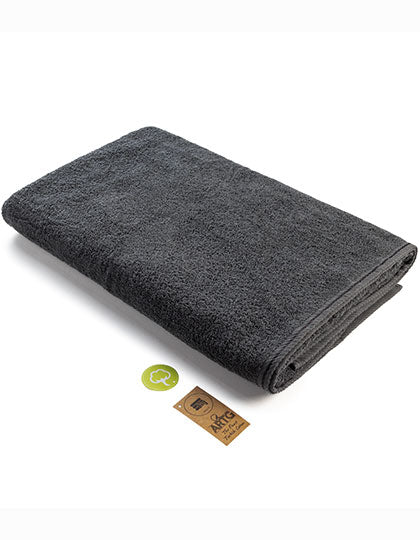 ARTG Big Towel in Graphite – mit Firmenlogo individualisierbar