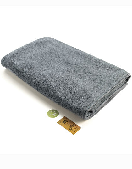 ARTG Big Towel in Jeans Blue – mit Firmenlogo individualisierbar