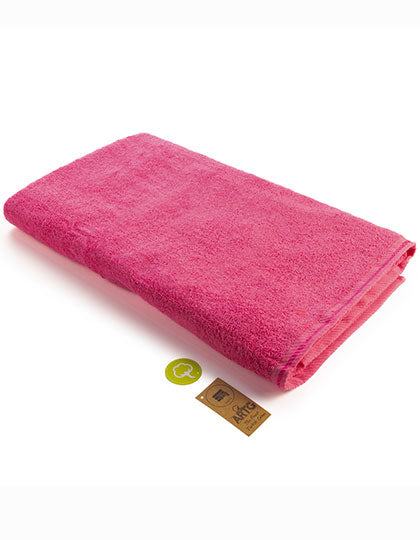 ARTG Big Towel in Pink – mit Firmenlogo individualisierbar