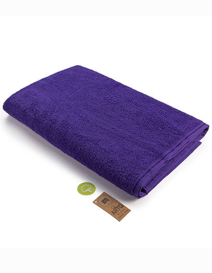 ARTG Big Towel in Purple – mit Firmenlogo individualisierbar