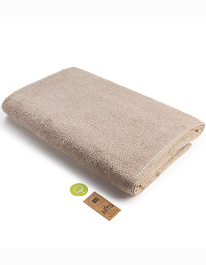 ARTG Big Towel in Sand – mit Firmenlogo individualisierbar