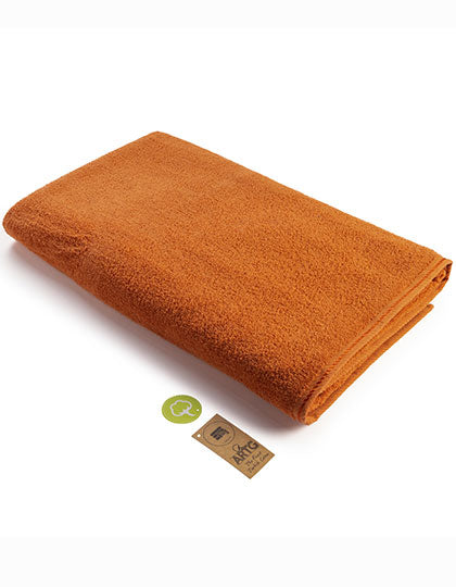 ARTG Big Towel in Terra – mit Firmenlogo individualisierbar