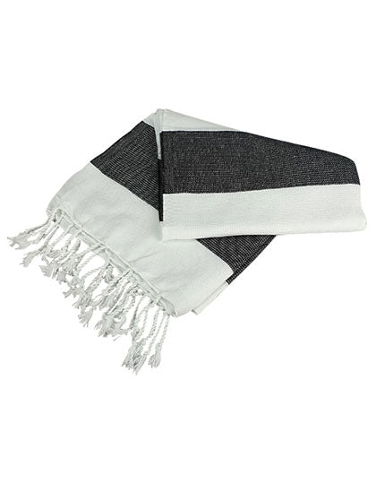 ARTG Hamamzz® Hamam Towel Antalya in White – mit Firmenlogo individualisierbar