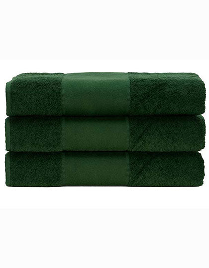 ARTG PRINT-Me® Hand Towel in Dark Green – mit Firmenlogo individualisierbar