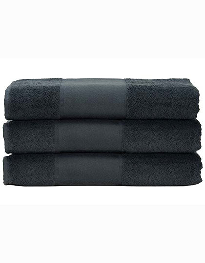 ARTG PRINT-Me® Hand Towel in Graphite – mit Firmenlogo individualisierbar