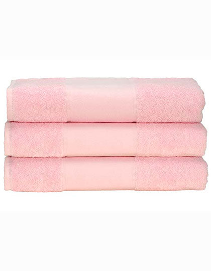 ARTG PRINT-Me® Hand Towel in Light Pink – mit Firmenlogo individualisierbar