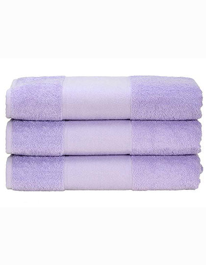 ARTG PRINT-Me® Hand Towel in Light Purple – mit Firmenlogo individualisierbar