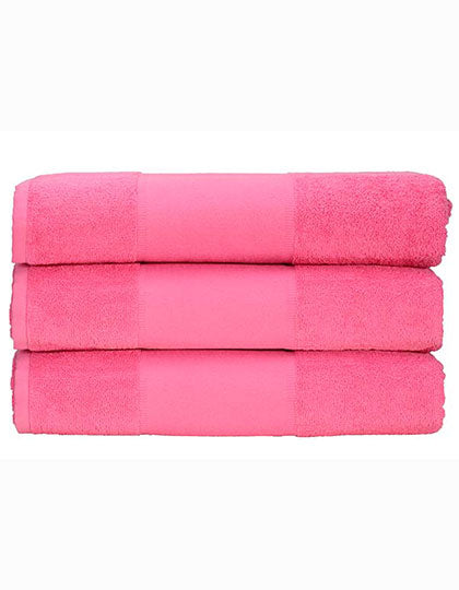 ARTG PRINT-Me® Hand Towel in Pink – mit Firmenlogo individualisierbar