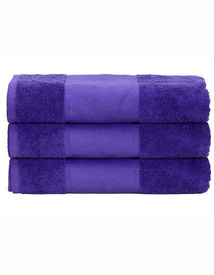 ARTG PRINT-Me® Hand Towel in Purple – mit Firmenlogo individualisierbar