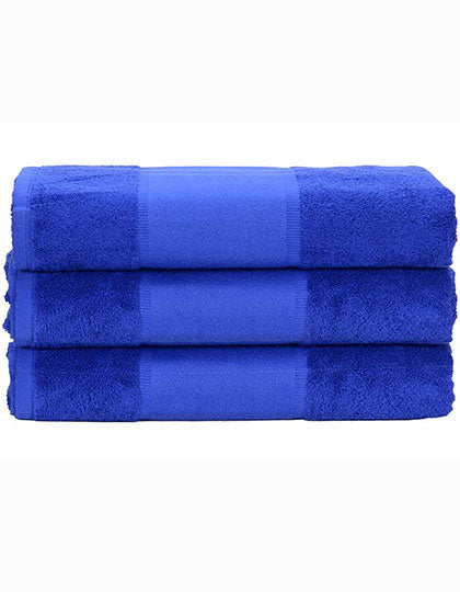 ARTG PRINT-Me® Hand Towel in True Blue – mit Firmenlogo individualisierbar