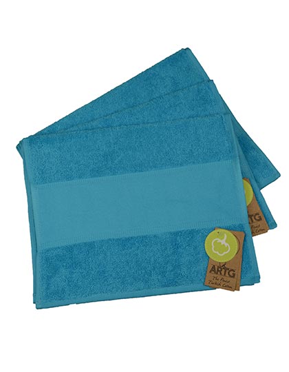 ARTG PRINT-Me® Guest Towel AR074 in Aqua Blue