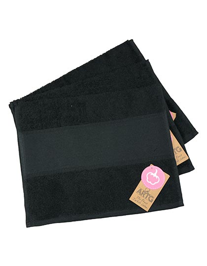 ARTG PRINT-Me® Guest Towel AR074 in Black