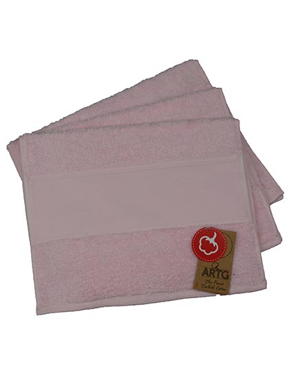 ARTG PRINT-Me® Guest Towel AR074 in Light Pink