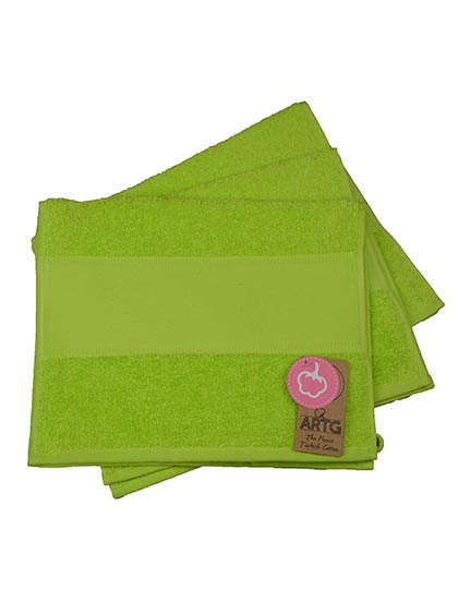 ARTG PRINT-Me® Guest Towel AR074 in Lime Green