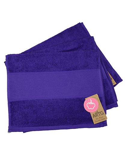 ARTG PRINT-Me® Guest Towel AR074 in Purple