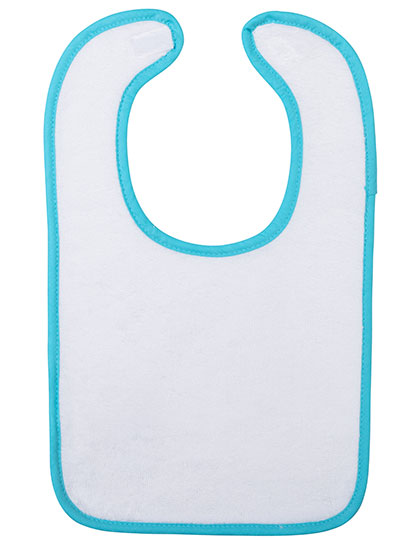 Babiezz® ALL-Over Sublimation Baby Bib von ARTG – Produkt- und Farbansicht für Textildruck und Stickerei