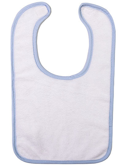 Babiezz® ALL-Over Sublimation Baby Bib von ARTG – Produkt- und Farbansicht für Textildruck und Stickerei