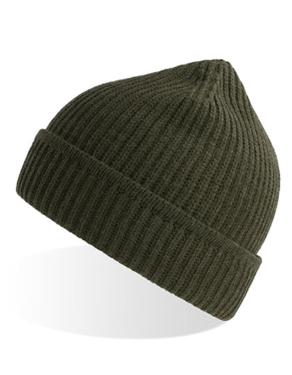 Atlantis Maple Beanie in Olive – mit Firmenlogo individualisierbar