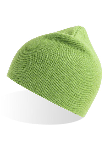 Atlantis Holly Beanie in Acid Green – mit Firmenlogo individualisierbar