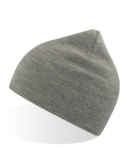 Atlantis Holly Beanie in Light Grey Melange – mit Firmenlogo individualisierbar