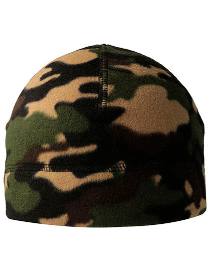 Atlantis Birk Beanie in Camouflage – mit Firmenlogo individualisierbar