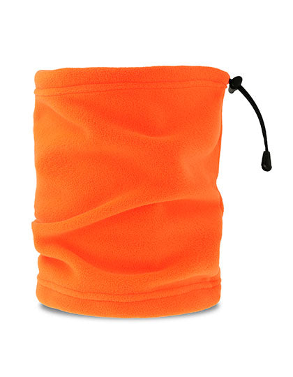 Atlantis Hotty-S Neck Warmer in Orange Fluo – mit Firmenlogo individualisierbar