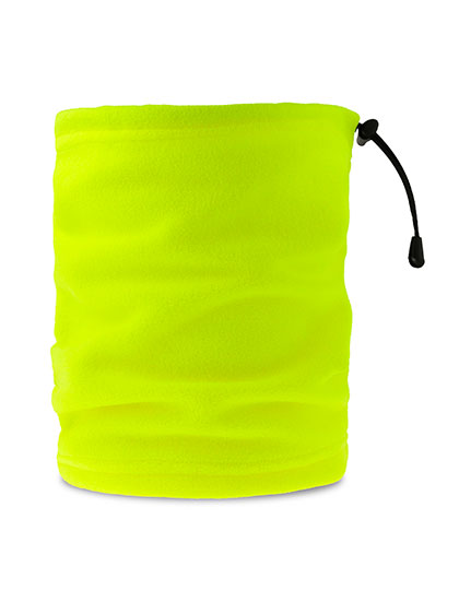 Atlantis Hotty-S Neck Warmer in Yellow Fluo – mit Firmenlogo individualisierbar