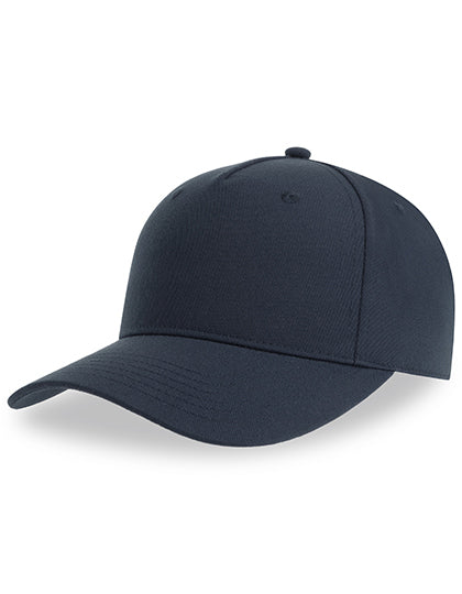5-Panel Baseballkappe aus recyceltem Polyester von Atlantis – Produkt- und Farbansicht für Textildruck und Stickerei
