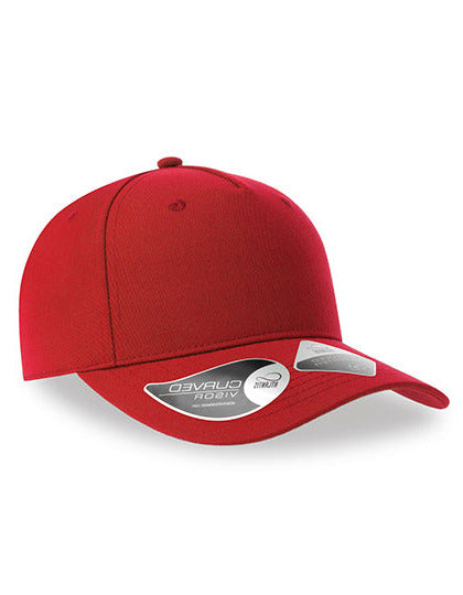 5-Panel Baseballkappe aus recyceltem Polyester von Atlantis – Produkt- und Farbansicht für Textildruck und Stickerei