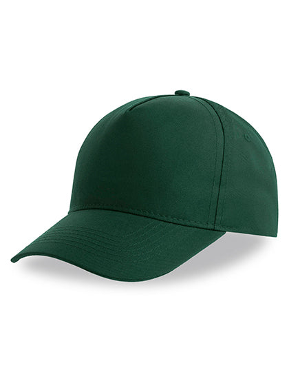 Atlantis Recy Five Cap in Bottle Green – mit Firmenlogo individualisierbar