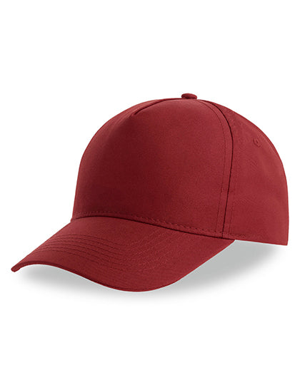 Atlantis Recy Five Cap in Burgundy – mit Firmenlogo individualisierbar