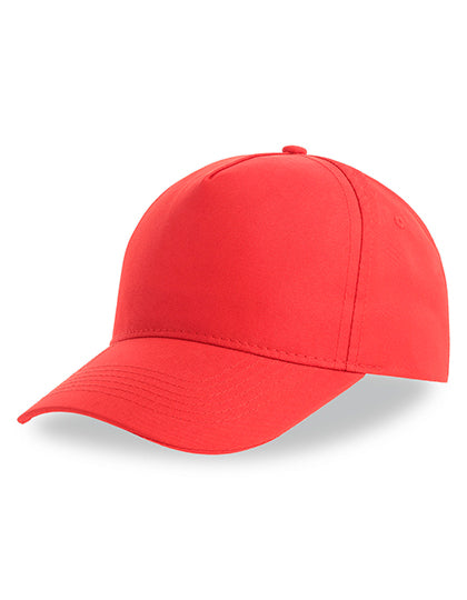 Atlantis Recy Five Cap in Red – mit Firmenlogo individualisierbar