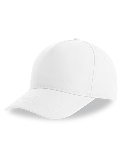 Atlantis Recy Five Cap in White – mit Firmenlogo individualisierbar