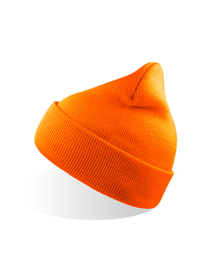 Atlantis Wind Beanie Recycled AT125 in Orange Fluo