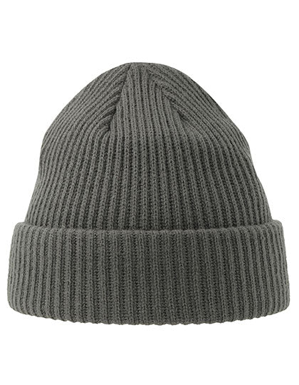 Atlantis Bill-S Beanie in Dark Grey – mit Firmenlogo individualisierbar