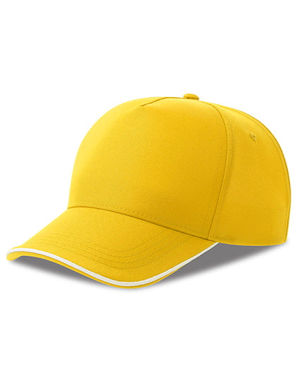 Atlantis Recy Five Piping Cap in Yellow – mit Firmenlogo individualisierbar