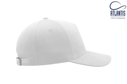 5-Panel Cap aus schwerer, gebürsteter Baumwolle