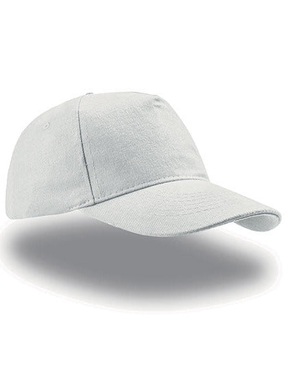 5-Panel Cap aus schwerer, gebürsteter Baumwolle