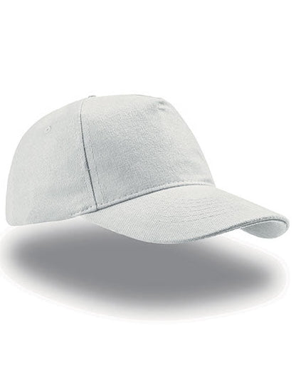 5-Panel Cap aus schwerer, gebürsteter Baumwolle