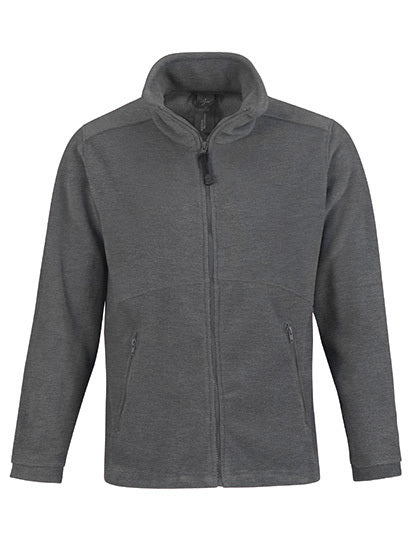 B&C COLLECTION Unisex Fleece Icewalker+ in Charcoal (Solid) – mit Firmenlogo individualisierbar