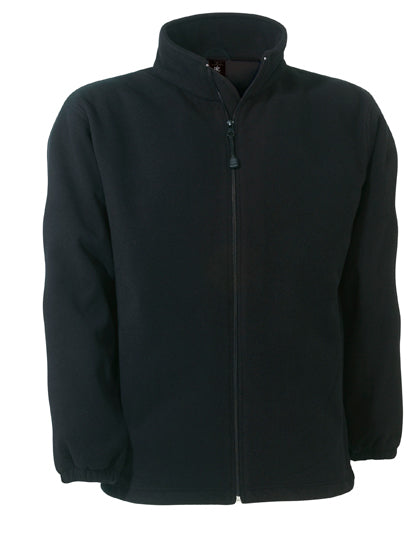 B&C COLLECTION Unisex Fleece WindProtek in Black – mit Firmenlogo individualisierbar