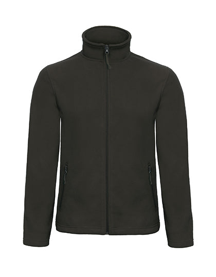 B&C COLLECTION Microfleece-Duo ID.501 in Black – mit Firmenlogo individualisierbar