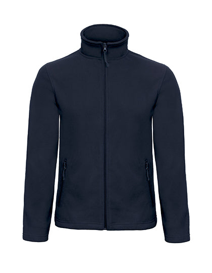 B&C COLLECTION Microfleece-Duo ID.501 in Navy – mit Firmenlogo individualisierbar