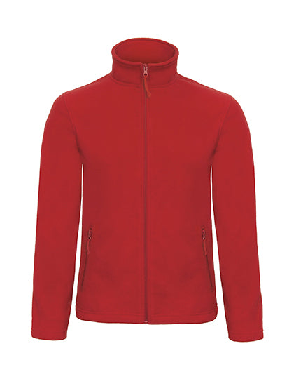 B&C COLLECTION Microfleece-Duo ID.501 in Red – mit Firmenlogo individualisierbar