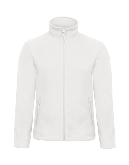 B&C COLLECTION Microfleece-Duo ID.501 in White – mit Firmenlogo individualisierbar