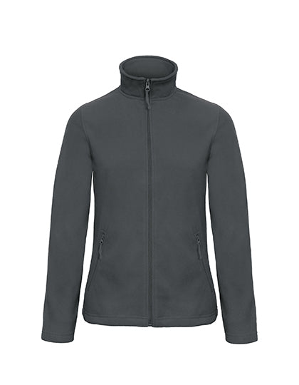 B&C COLLECTION Women´s Microfleece-Duo ID.501 in Dark Grey (Solid) – mit Firmenlogo individualisierbar