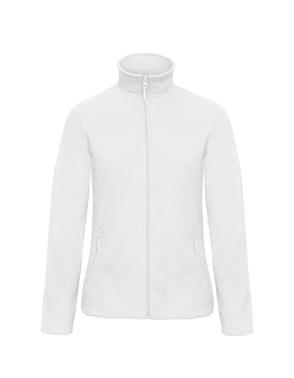 B&C COLLECTION Women´s Microfleece-Duo ID.501 in White – mit Firmenlogo individualisierbar