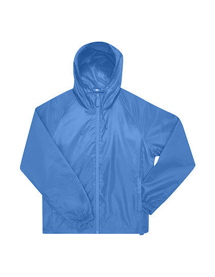 B&C BE INSPIRED #Reset Windbreaker in Lake Blue – mit Firmenlogo individualisierbar