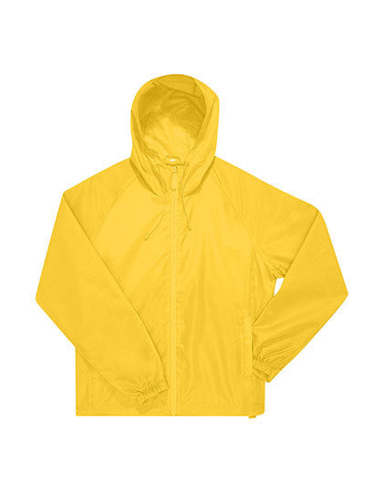 B&C BE INSPIRED #Reset Windbreaker in Pop Yellow – mit Firmenlogo individualisierbar